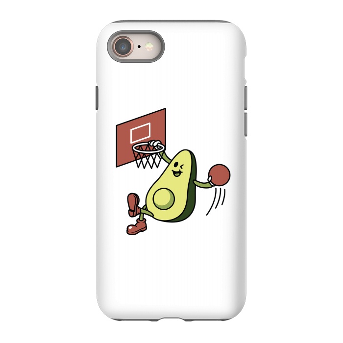 iPhone 8 StrongFit Avocado Playing Basketball by Afif Quilimo