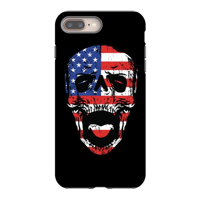 iPhone 8 plus StrongFit American Till Die by Afif Quilimo