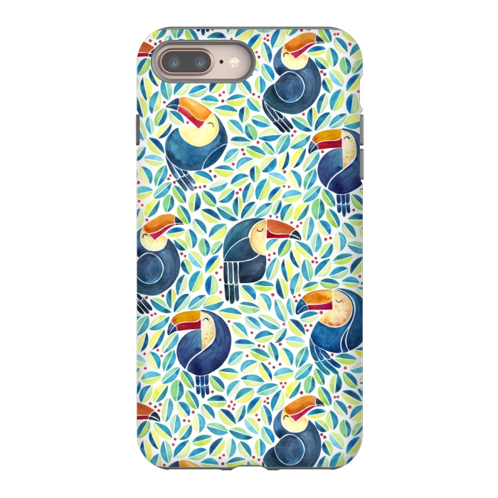 iPhone 8 plus StrongFit Toucan Do It by gingerlique