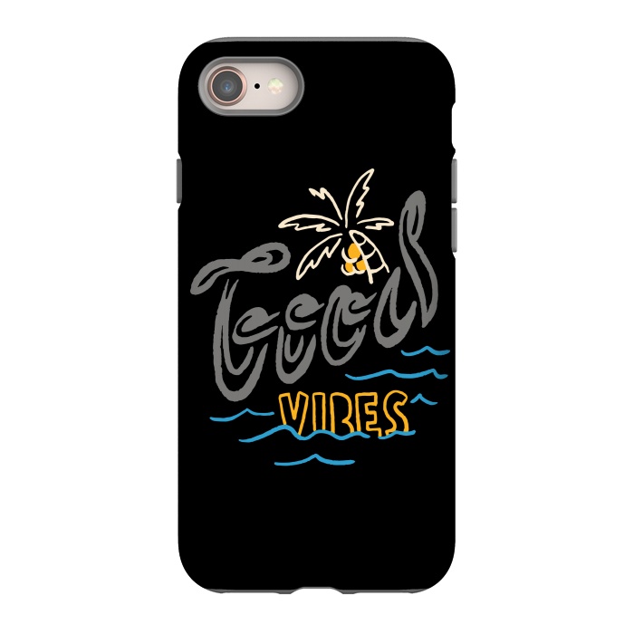 iPhone 8 StrongFit Good Vibes Typo 1 by Afif Quilimo