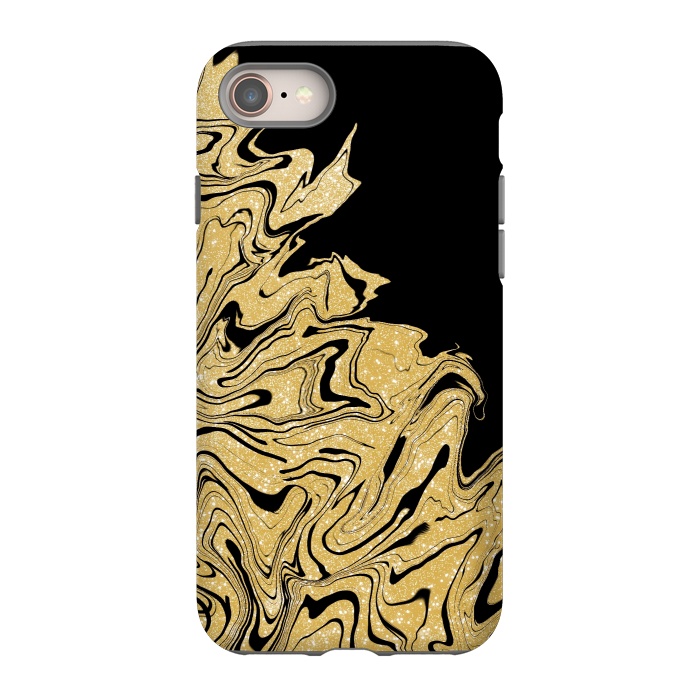 iPhone 8 StrongFit Gold marble by Jms