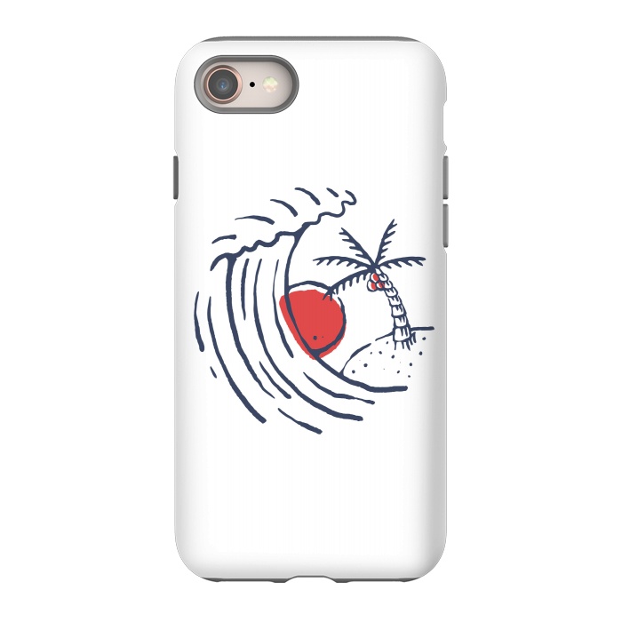 iPhone 8 StrongFit Great Wave 1 by Afif Quilimo