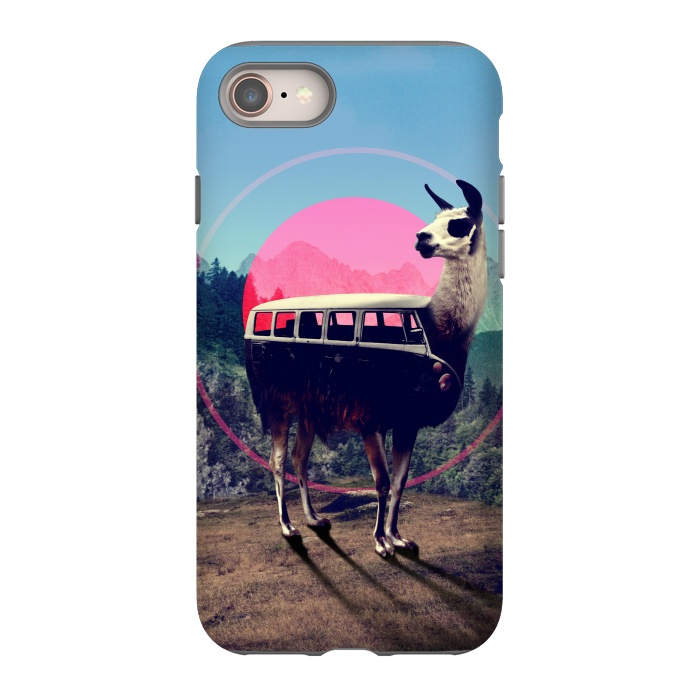iPhone 8 StrongFit Llama Van by Ali Gulec