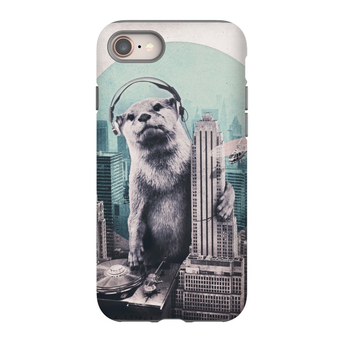 iPhone 8 StrongFit DJ Otter by Ali Gulec