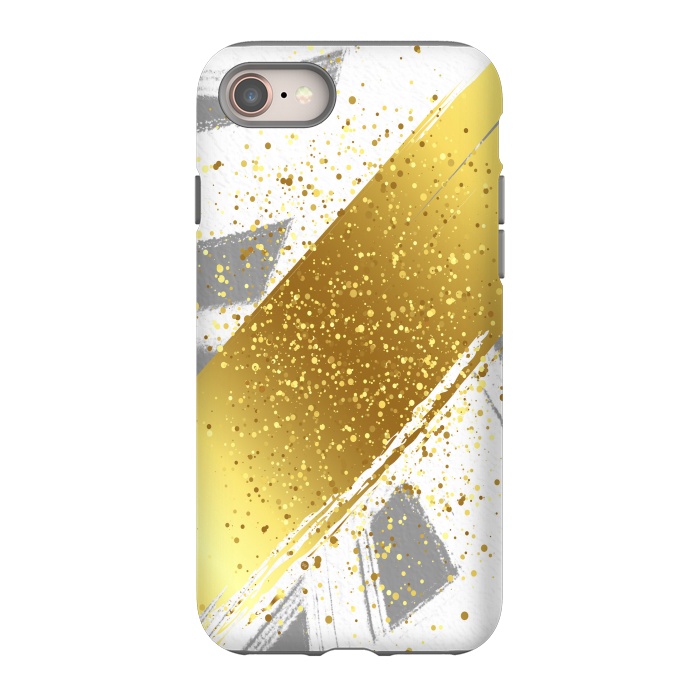 iPhone 8 StrongFit Golden Paint by Martina