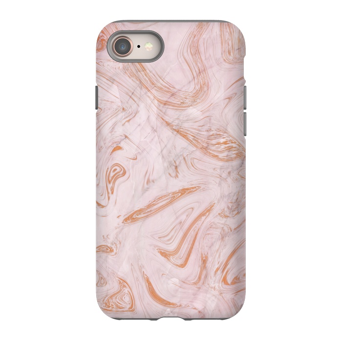 iPhone 8 StrongFit Rose Gold Marble by Martina