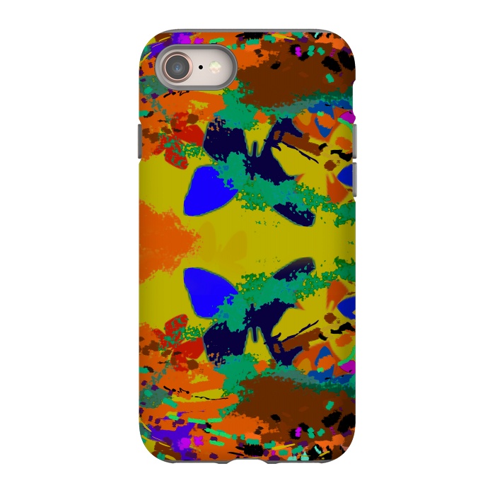 iPhone 8 StrongFit Abstract butterfly digital art design by Josie