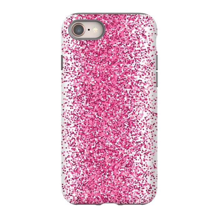 iPhone 8 StrongFit Pink Sparkles by Martina