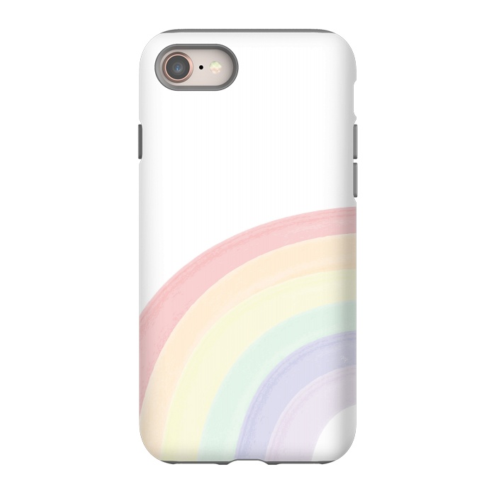 iPhone 8 StrongFit Pastel Rainbow by Martina