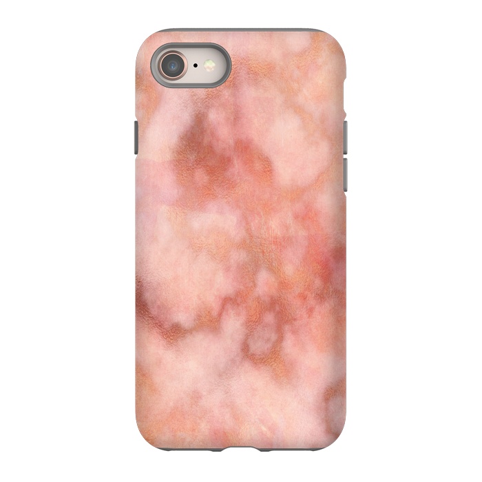 iPhone 8 StrongFit Elegant rose gold marble by Martina