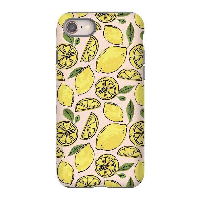 iPhone 8 StrongFit Lemons by Melissa Lee