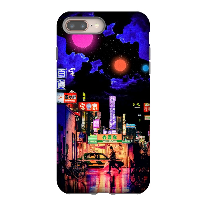 iPhone 8 plus StrongFit Neon streets by Steve Wade (Swade)
