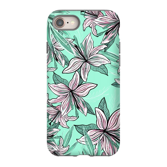 iPhone 8 StrongFit Dancing Lilly  by Rose Halsey