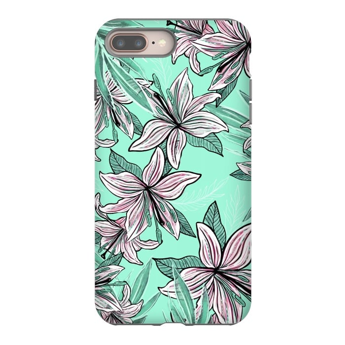 iPhone 8 plus StrongFit Dancing Lilly  by Rose Halsey