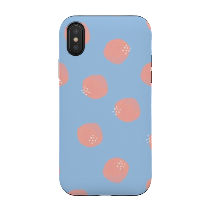 iPhone Xs / X StrongFit Simple dots by lauradidthis