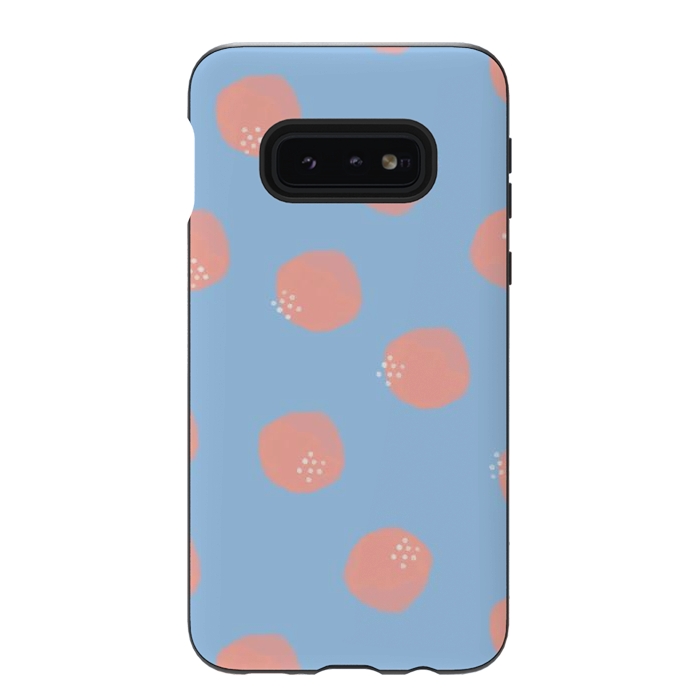 Galaxy S10e StrongFit Simple dots by lauradidthis