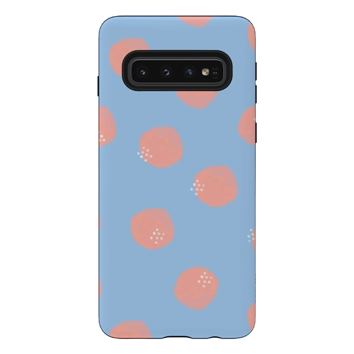 Galaxy S10 StrongFit Simple dots by lauradidthis