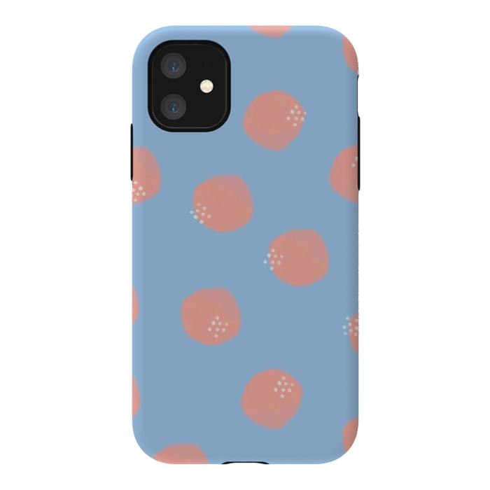 iPhone 11 StrongFit Simple dots by lauradidthis