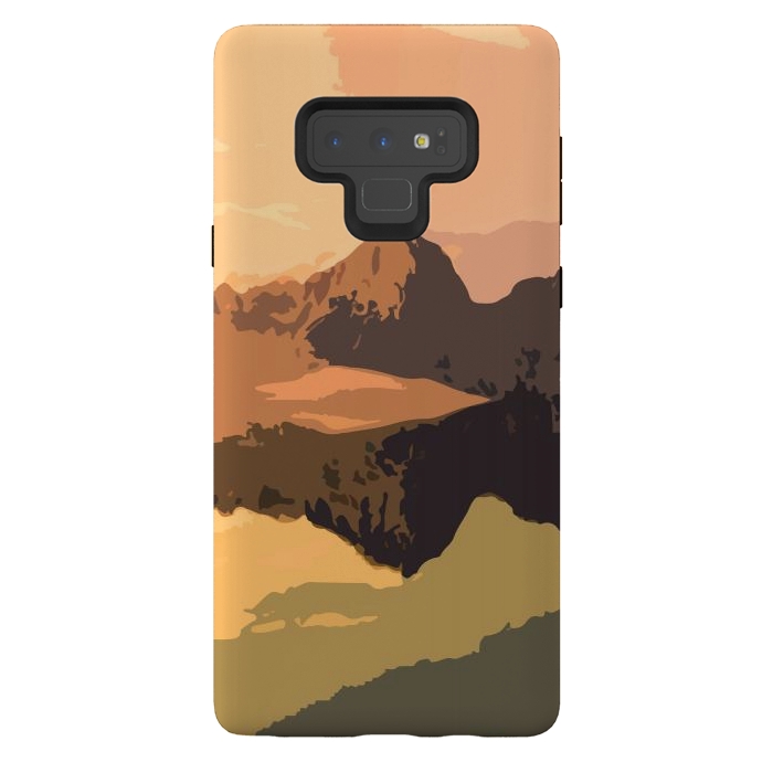 Galaxy Note 9 StrongFit Mountain Journey by Creativeaxle