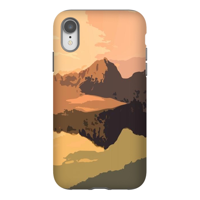 iPhone Xr StrongFit Mountain Journey by Creativeaxle