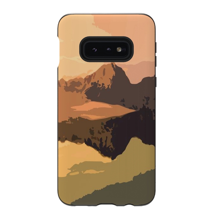 Galaxy S10e StrongFit Mountain Journey by Creativeaxle