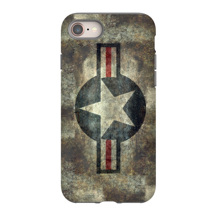 iPhone SE StrongFit Airforce Roundel Retro by Bruce Stanfield