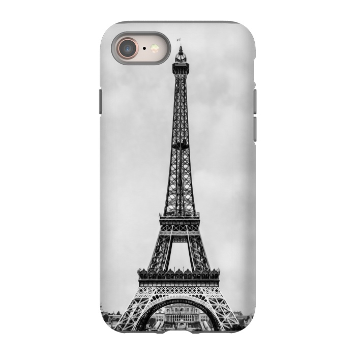 iPhone SE StrongFit Tour Eiffel Retro by Bruce Stanfield