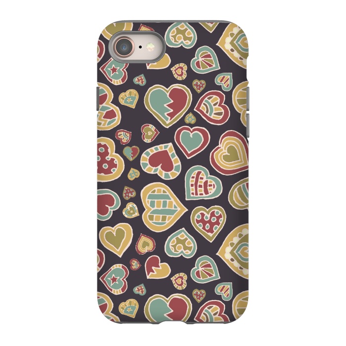 iPhone SE StrongFit I Heart Doodling by Micklyn Le Feuvre