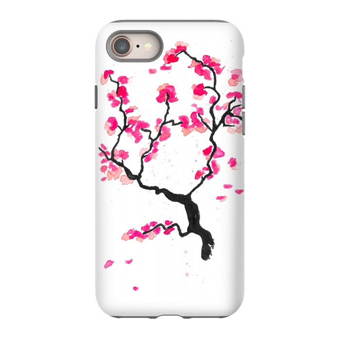 iPhone SE StrongFit Cherry Blossoms by Amaya Brydon