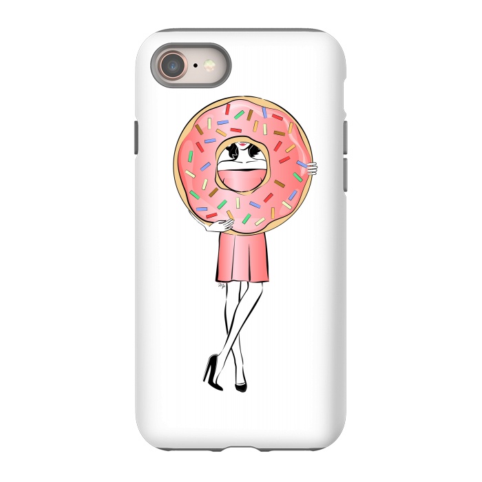 iPhone SE StrongFit Donut Girl by Martina