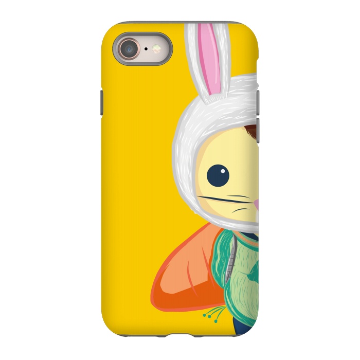 iPhone SE StrongFit Little Bunny by Alejandro Orjuela