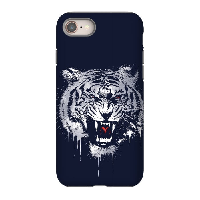 iPhone SE StrongFit Melting Tiger by Steven Toang