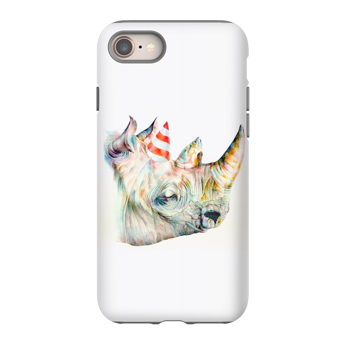 iPhone SE StrongFit Rhino's Birthday by Brandon Keehner