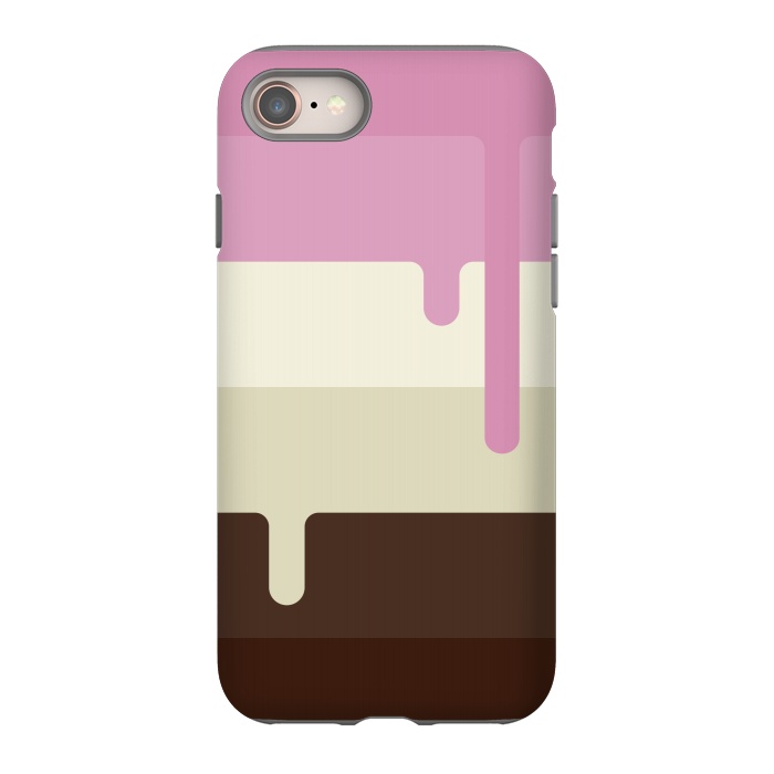 iPhone SE StrongFit Neapolitan Ice Cream by Dellán