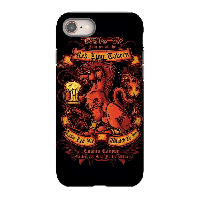iPhone SE StrongFit Red Lion Tavern by Q-Artwork