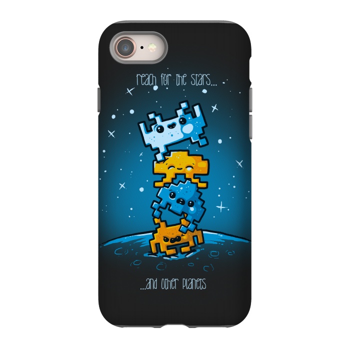 iPhone SE StrongFit Cute Invaders by Q-Artwork