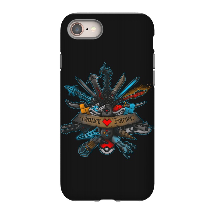 iPhone SE StrongFit Gamer Forever by Q-Artwork