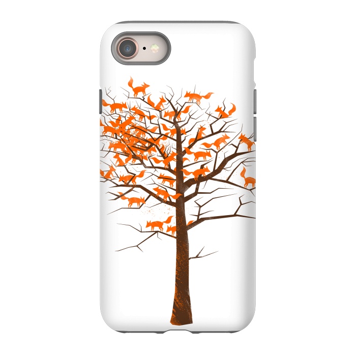 iPhone SE StrongFit Blazing Fox Tree by 38 Sunsets