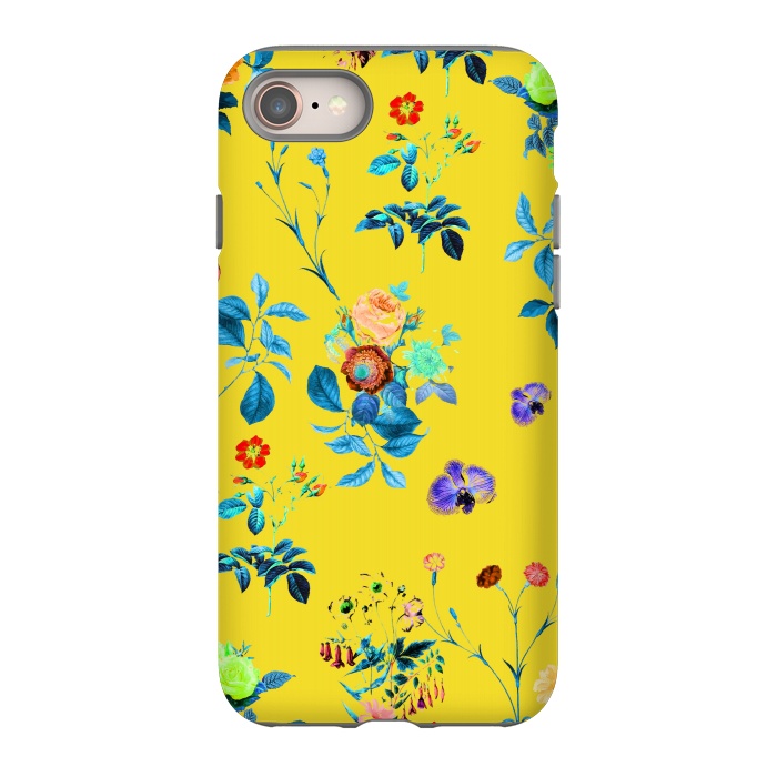 iPhone SE StrongFit Floral Shower II by Uma Prabhakar Gokhale