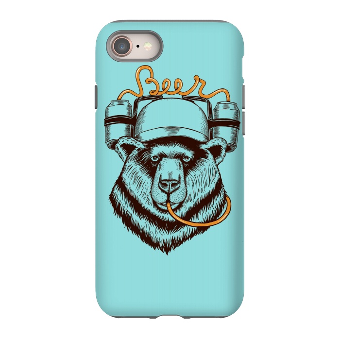 iPhone SE StrongFit BEAR LOVE BEER by Coffee Man