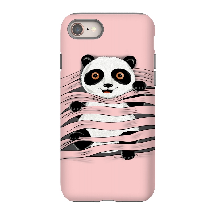iPhone SE StrongFit Little Panda by Coffee Man