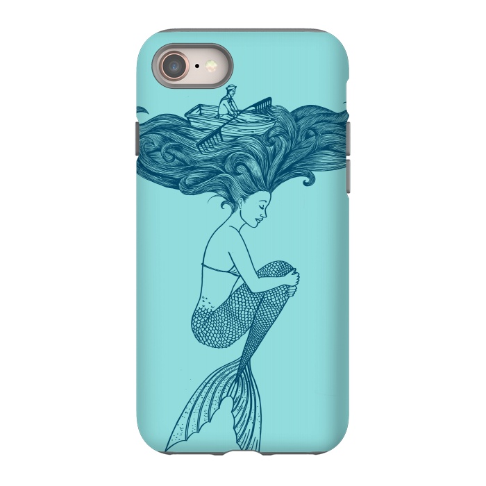 iPhone SE StrongFit Mermaid Hairs by Coffee Man
