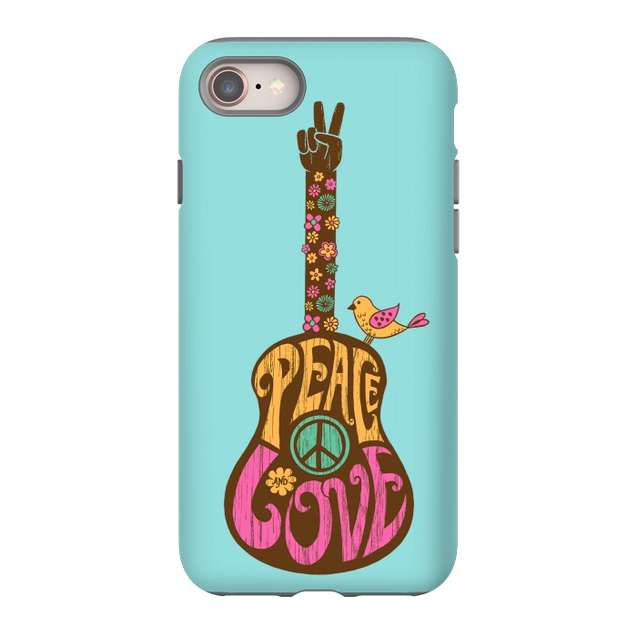 iPhone SE StrongFit Peace and love by Coffee Man