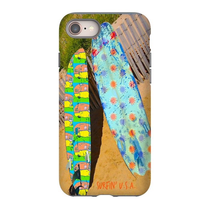 iPhone SE StrongFit Surfin USA by Bettie * Blue