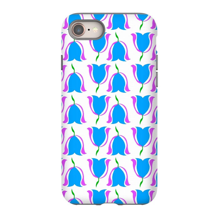 iPhone SE StrongFit Tulip Love Blue by Bettie * Blue