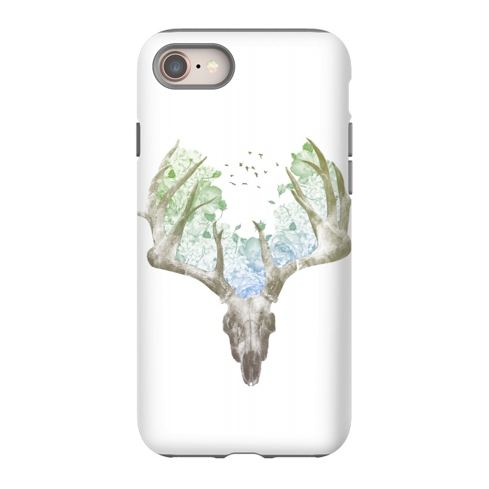 iPhone SE StrongFit Deer Skull by Rui Faria