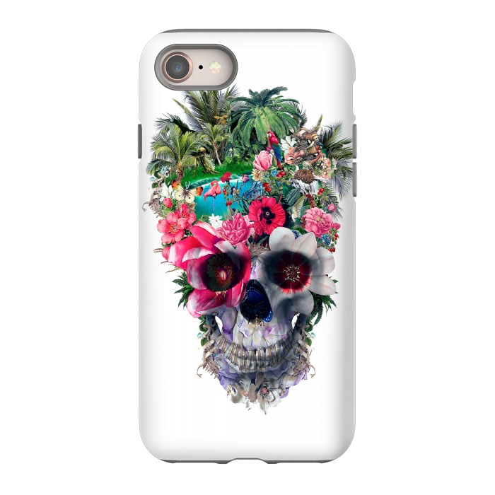 iPhone SE StrongFit Summer Skull III by Riza Peker