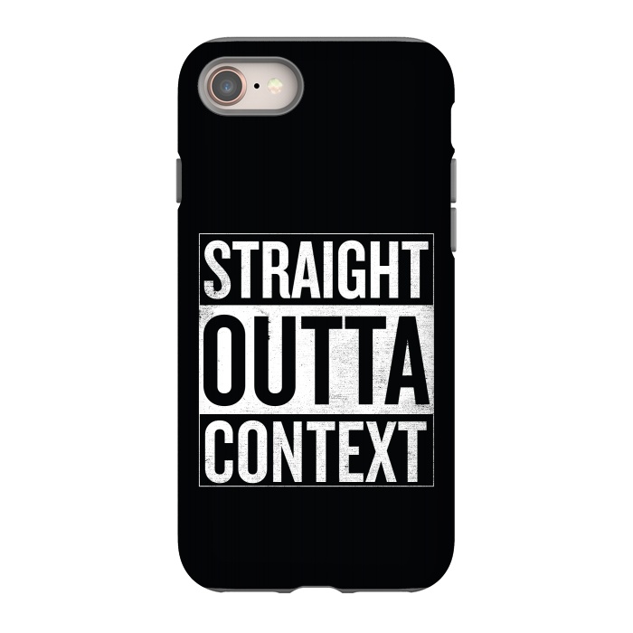 iPhone SE StrongFit Straight Outta Context by Shadyjibes