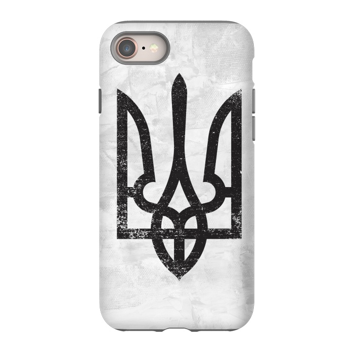 iPhone SE StrongFit Ukraine White Grunge by Sitchko