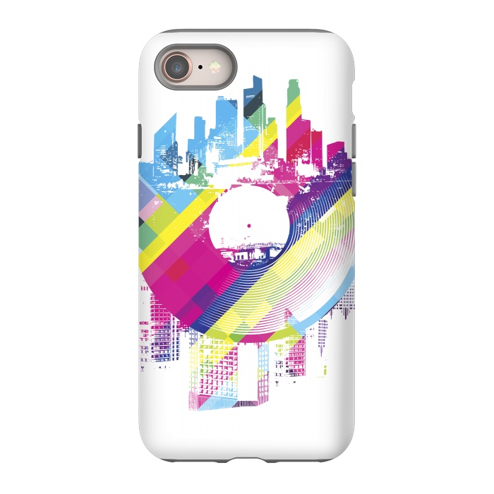 iPhone SE StrongFit Urban Vinyl Colorful by Sitchko